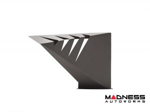 Jeep Wrangler JL Fender Flares - Fab Fours - Front - Gill Box For Base System